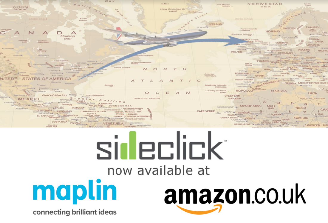 Sideclick is now available in Maplin stores across the UK