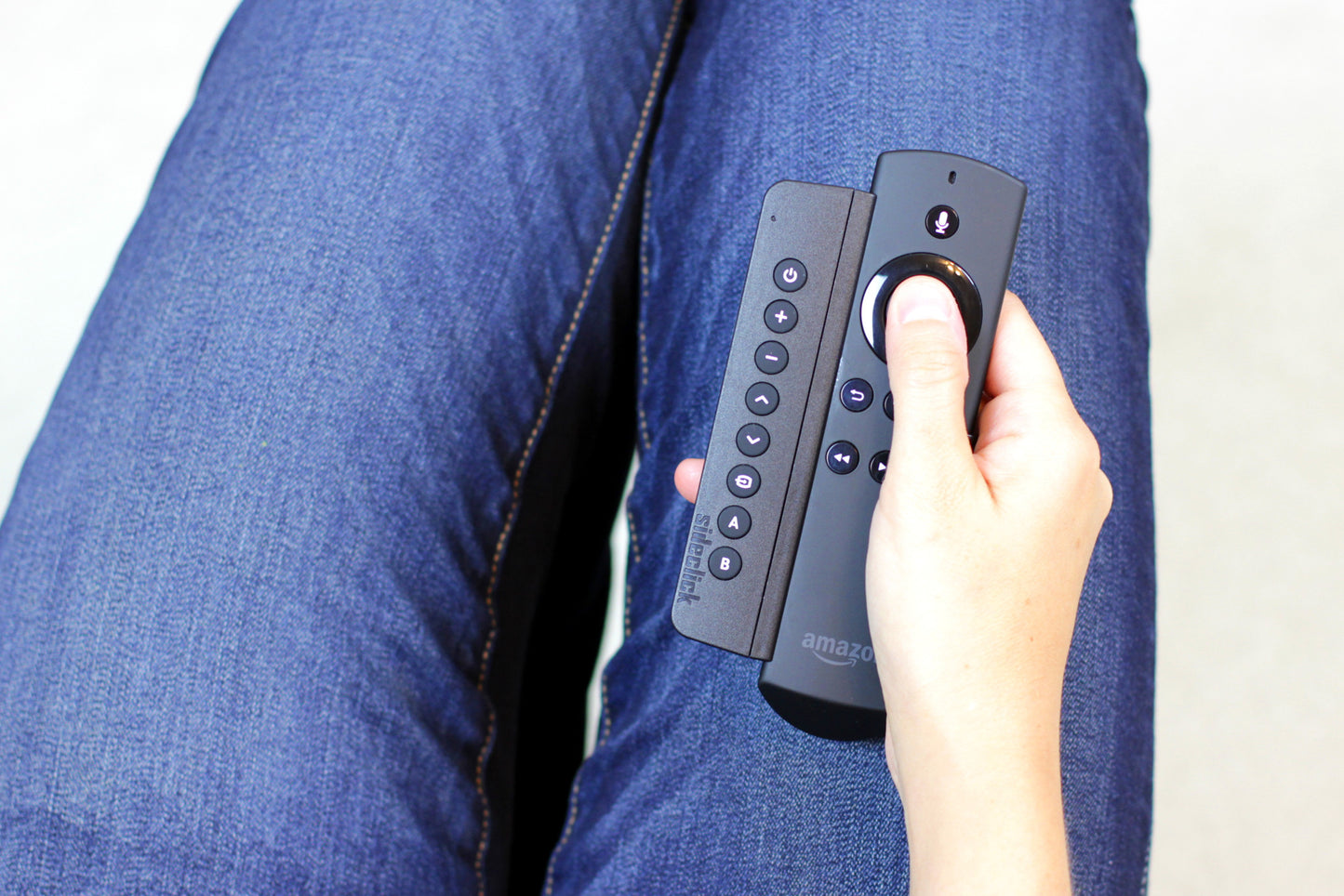 Sideclick Universal Remote Control Attachment for Amazon Fire TV Streaming Device