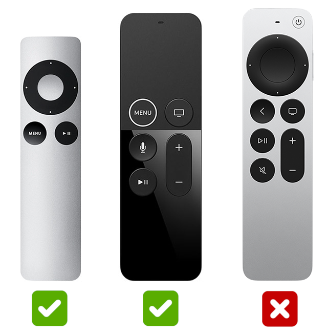 Sideclick Universal Remote Attachment for Apple TV HD and 4K (1st Gen)