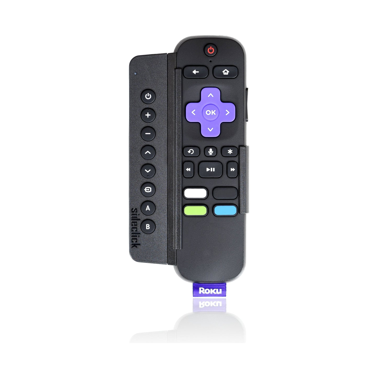 Sideclick Universal Remote Attachment for Roku® Streaming Players (New Model)