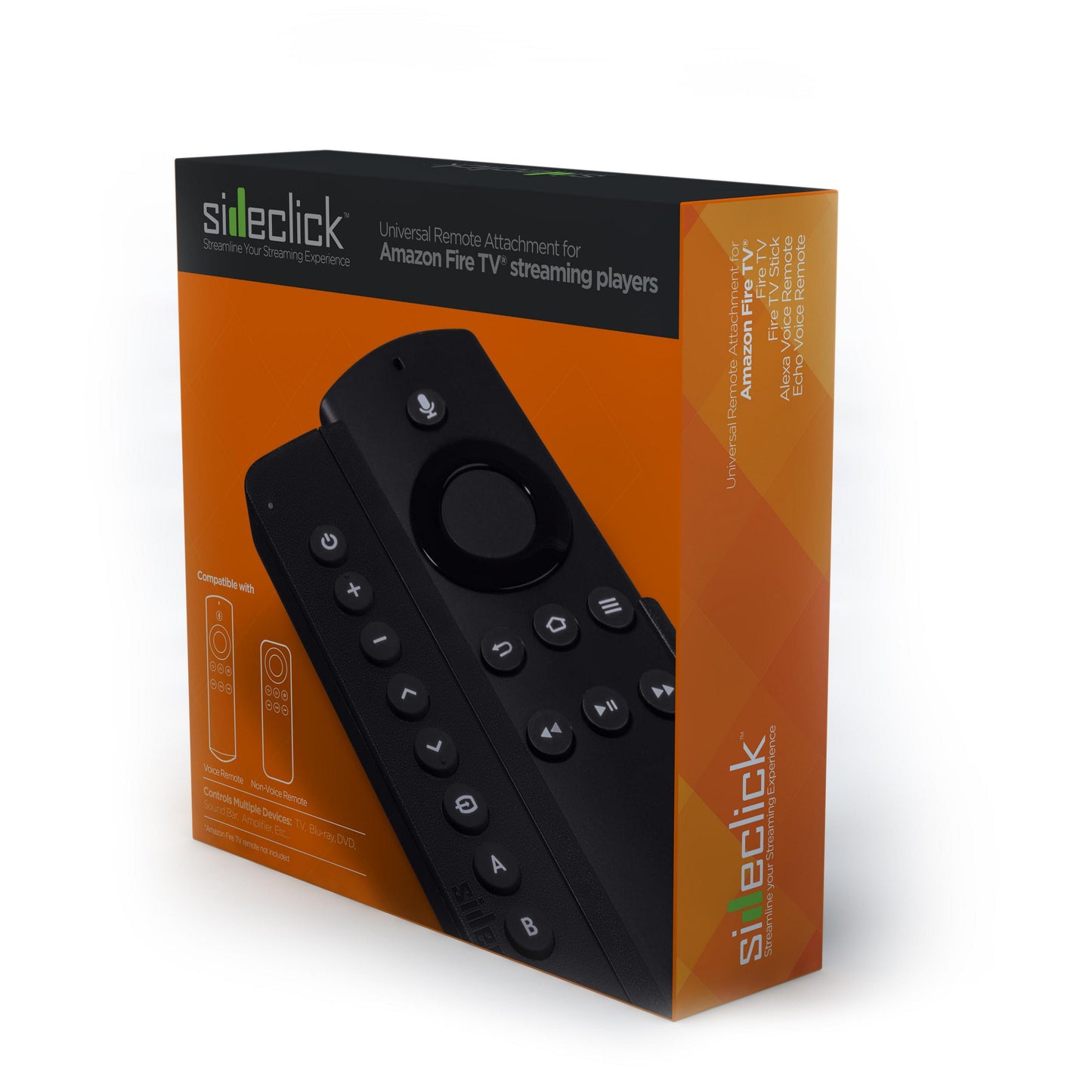 Sideclick Universal Remote Control Attachment for  Amazon Fire TV Streaming Device